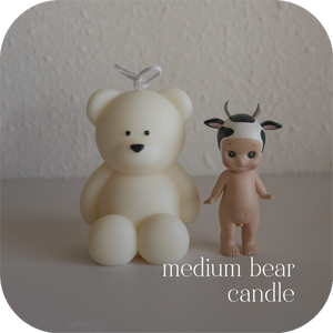 medium bear candle