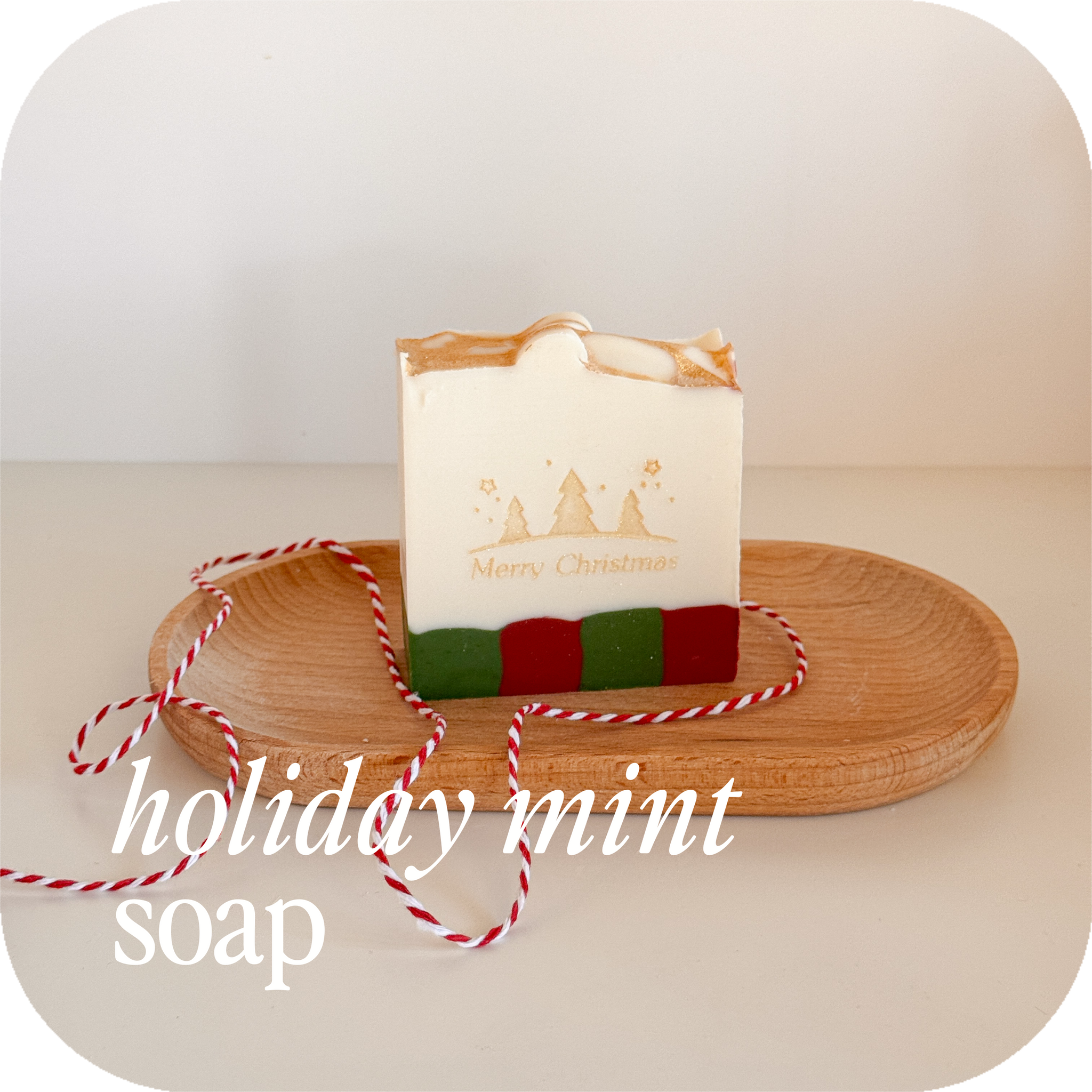 holiday mint soap